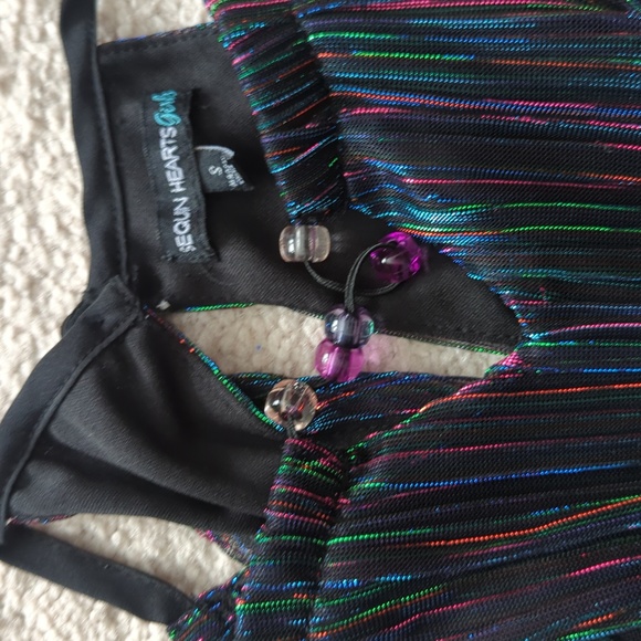 Girls size small sparkly jumpsuit - Picture 2 of 3